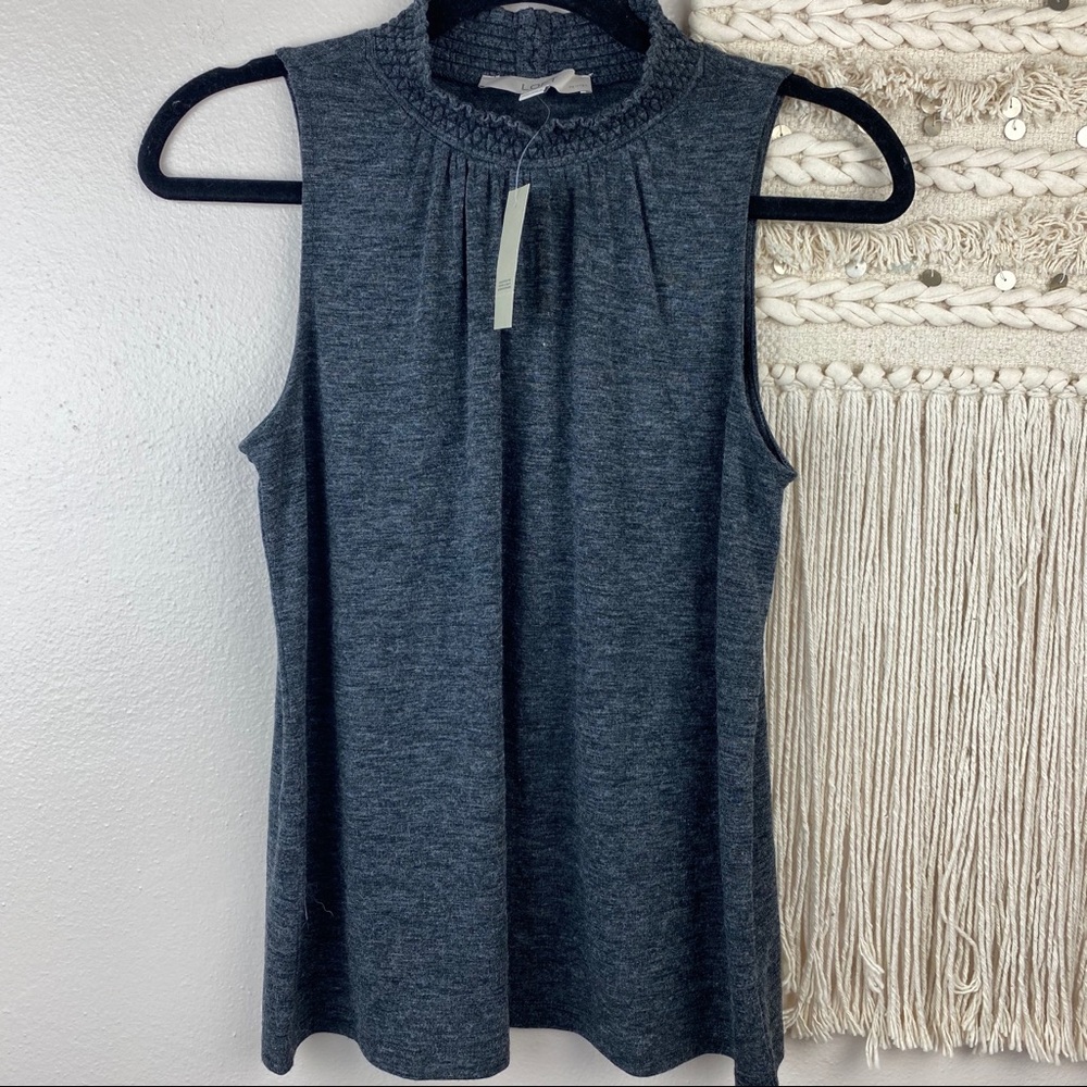 Loft Ann Taylor Turtle Neck Tank Top NWT